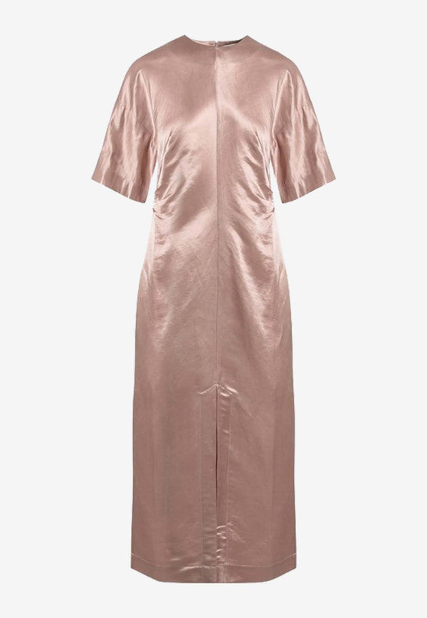 Loulou Studio Silk-Blend Maxi Dress Pink RUBYLI/Q_LOULO-PR