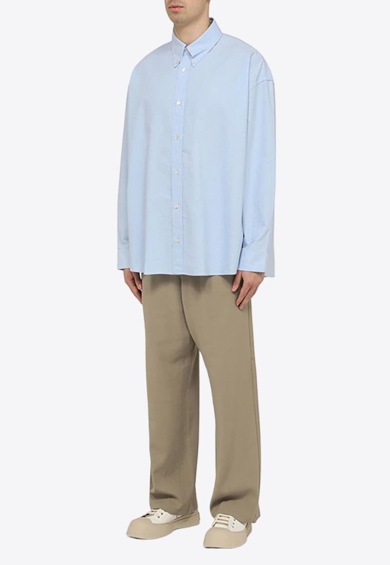 Studio Nicholson Ruskin Classic Long-Sleeved Shirt Light Blue RUSKIN1152/O_STUNI-OB