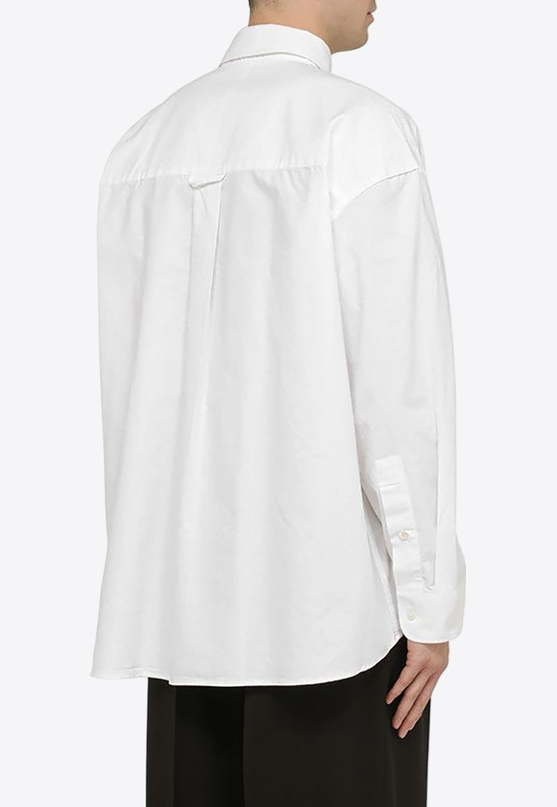 Studio Nicholson Ruskin Classic Long-Sleeved Shirt White RUSKIN1152/O_STUNI-WHT