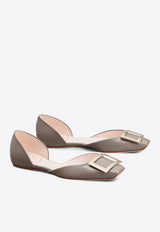 Roger Vivier Trompette D
Orsay Ballet Flats in Patent Leather Beige RVW40426940D1P/Q_ROGVI-C415