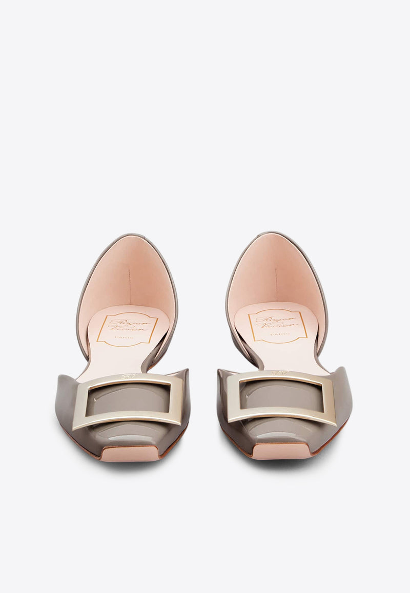 Roger Vivier Trompette D
Orsay Ballet Flats in Patent Leather Beige RVW40426940D1P/Q_ROGVI-C415