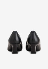 Roger Vivier Trompette 45 Calf Leather Pumps Black RVW44840940BSSB999 B999