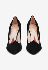 Roger Vivier I Love Vivier 85 Suede Pumps RVW53024540O20B999 B999 Black