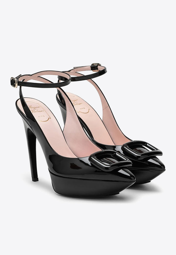 Roger Vivier Viv
 Choc 125 Platform Pumps in Patent LeatherRVW70535740D1P/N_ROGVI-B999