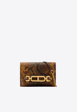 Tom Ford Mini Monarch Shoulder Bag in Python-Embossed Leather S0457-LCL385X 7BB04