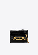 Tom Ford Mini Whitney Croc-Embossed Shoulder Bag S0457-LCL395X 1N001