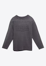 Maison Margiela Embroidered Crewneck Sweatshirt Purple S51GU0129S24650/O_MARGI-392