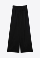 Loewe High-Waist Pleated Wide Pants Black S540Y04XIECO/P_LOEW-1100