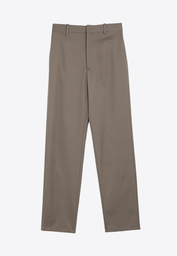 Loewe Straight-Leg Mid-Rise Pants Khaki S540Y04XIFCO/P_LOEW-6975