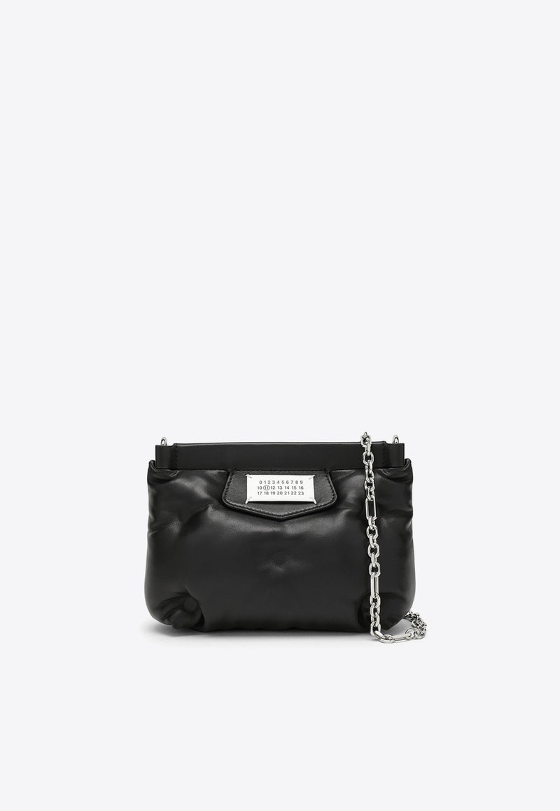 Maison Margiela Mini Glam Slam Leather Crossbody Bag Black S56WF0161P4300/O_MARGI-T8013