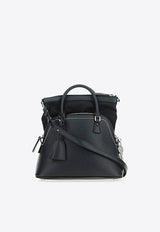 Maison Margiela Mini 5AC Classique Top Handle Bag in Grained Leather Black S56WG0082_P4455_T8013