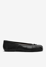 Maison Margiela Tabi Leather Ballet Flats Black S58WZ0127P6378/Q_MARGI-T8013