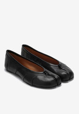 Maison Margiela Tabi Leather Ballet Flats Black S58WZ0127P6378/Q_MARGI-T8013