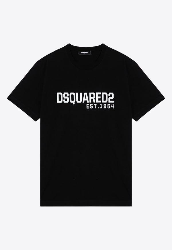 Dsquared2 1964 Logo Print T-shirt Black S71GD1457D20014/P_DSQUA-900