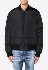 Dsquared2 Zip-Up Padded Bomber Jacket Black S74AM1508S53817/P_DSQUA-900