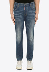 Dsquared2 Slim-Leg Jeans S74LB1471S30342/O_DSQUA-470 Blue