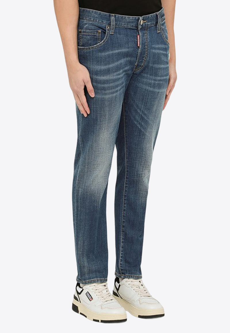 Dsquared2 Slim-Leg Jeans S74LB1471S30342/O_DSQUA-470 Blue