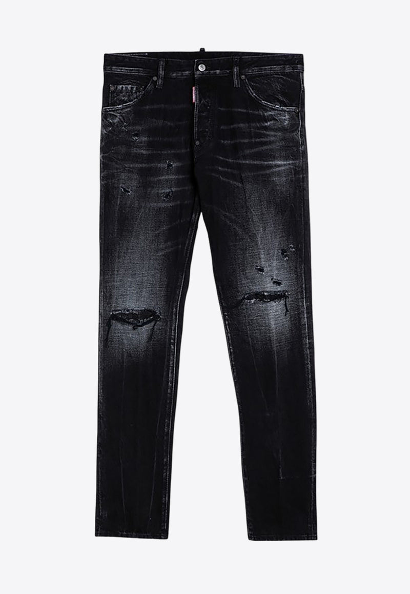 Dsquared2 Distressed Washed-Out Slim Jeans S74LB1562D30009/P_DSQUA-900