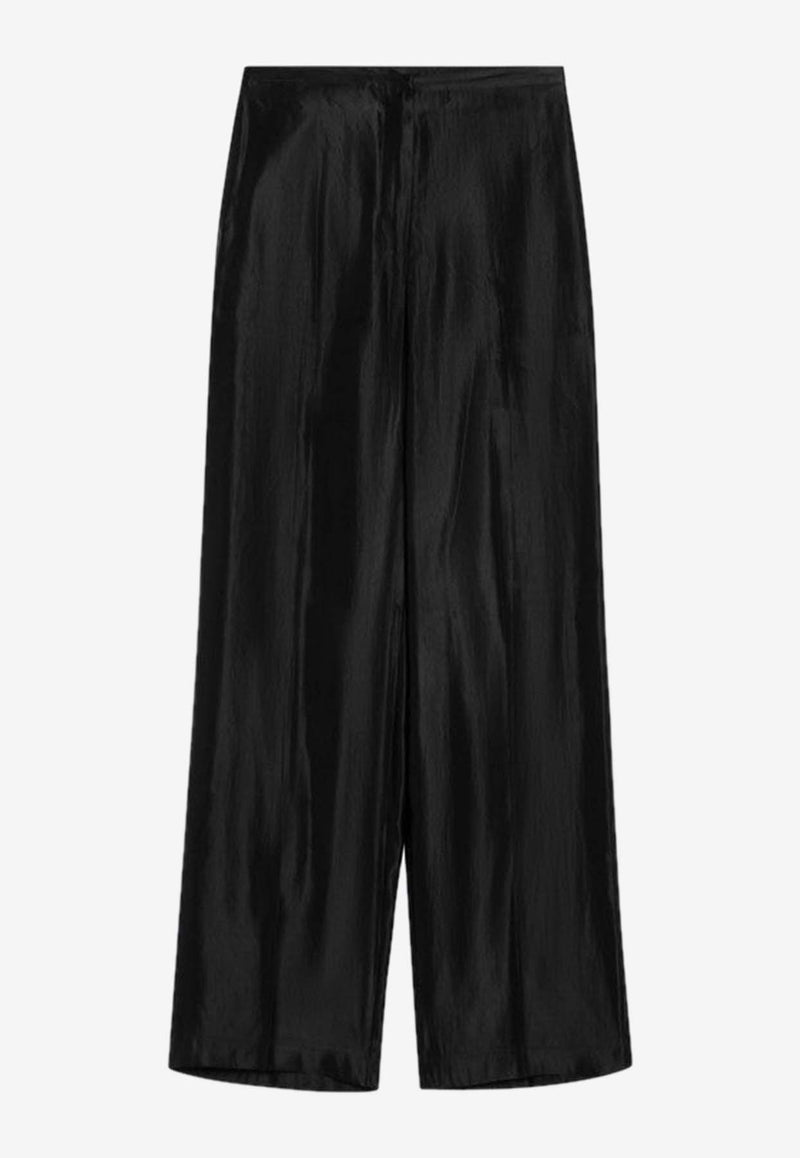 Loulou Studio Elasticated Wide-Leg Pants Black SALLYLI/Q_LOULO-BLK