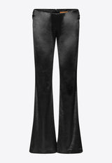 Stine Goya Loren Stretchy Straight-Leg Pants SG5428BLACK