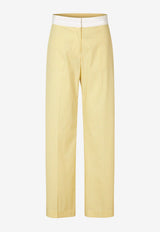 Stine Goya Bibbi Striped Wide-Leg Pants Yellow SG5837YELLOW