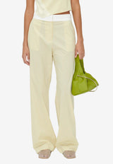 Stine Goya Bibbi Striped Wide-Leg Pants Yellow SG5837YELLOW