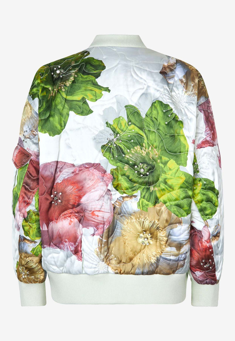 Stine Goya Norea Floral Print Bomber Jacket Multicolor SG5863FLORAL