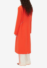 Stine Goya Jona Double-Breasted Long Coat Orange SG5879ORANGE