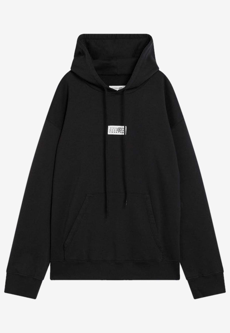 MM6 Maison Margiela Signature Numbers Patch Hoodie Black SH0GU0018M25012/Q_MM6-899