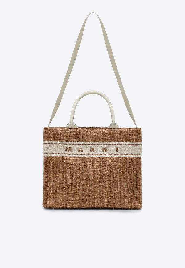 Marni Small Raffia Tote Bag  Beige SHMP0077L0P7945/P_MARNI-ZO822