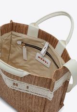 Marni Small Raffia Tote Bag  Beige SHMP0077L0P7945/P_MARNI-ZO822