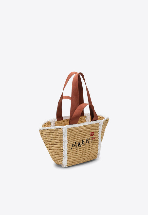 Marni Small Sillo Raffia Tote Bag Natural SHMP0121L0P6769/P_MARNI-ZO761