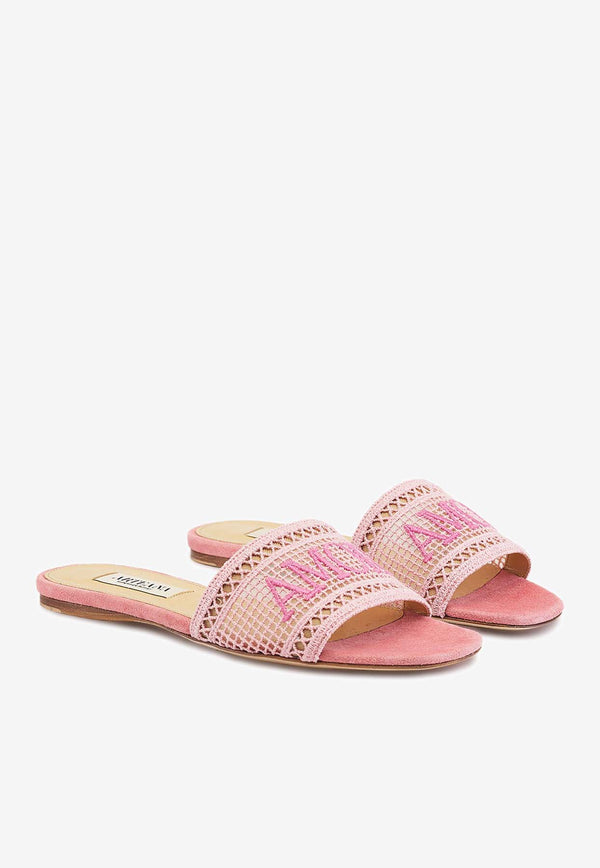 Arteana Roma Lace Flats SIGROMBLUFLBLUSH