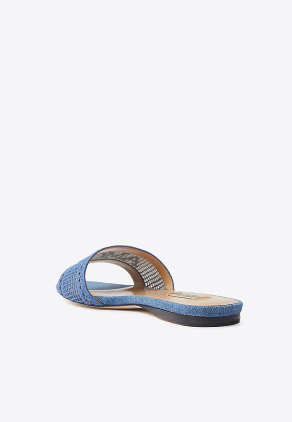 Arteana Roma Woven Flat Sandals SIGROMSKYFLBLUE