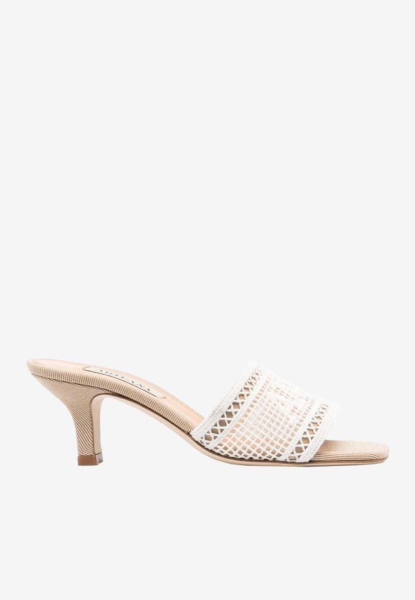 Arteana Roma 50 Lace Strap Mules White SIGROMWWHITE