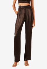 Shona Joy La Lune High-Waist Tailored Pants SJ6069BLACK