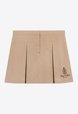 Sporty 
Rich Vendome Double Pleated Mini Skirt Beige SK006512205BE01BEIGE