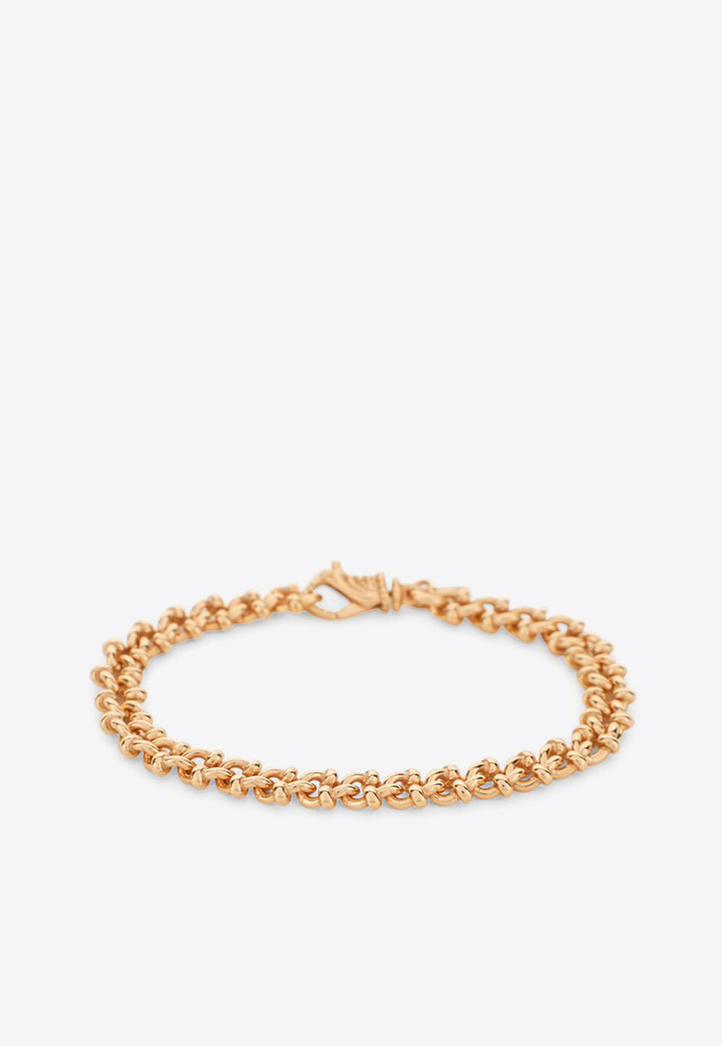 Emanuele Bicocchi Knotted Chain Bracelet SKNB1GMET/N_EMANU-GO Gold