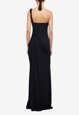 Simkhai Sone One-Shoulder Gown Black