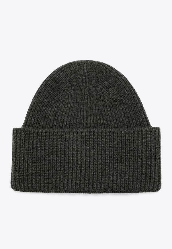 Destin Wool-Blend Ribbed Beanie Green SPENNYBEDWS/P_DESSR-MI