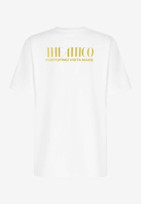 The Attico Portofino Vista Mare T-shirt White SPEWCT356_J063_821