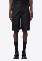 Prada Triangle Logo Bermuda Shorts Black SPG321WQ8/Q_PRADA-F0002