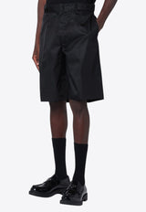 Prada Triangle Logo Bermuda Shorts Black SPG321WQ8/Q_PRADA-F0002