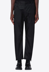 Prada Triangle Logo Cropped Pants Black SPH661WQ8/Q_PRADA-F0002