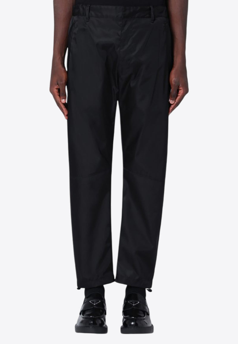 Prada Triangle Logo Cropped Pants Black SPH661WQ8/Q_PRADA-F0002