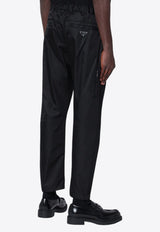 Prada Triangle Logo Cropped Pants Black SPH661WQ8/Q_PRADA-F0002