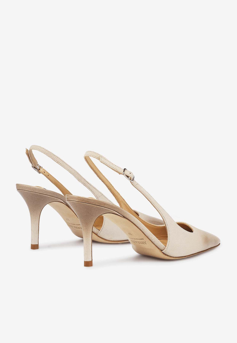 Arteana Brera 75 Slingback Pumps SS24BRESANP75SAND