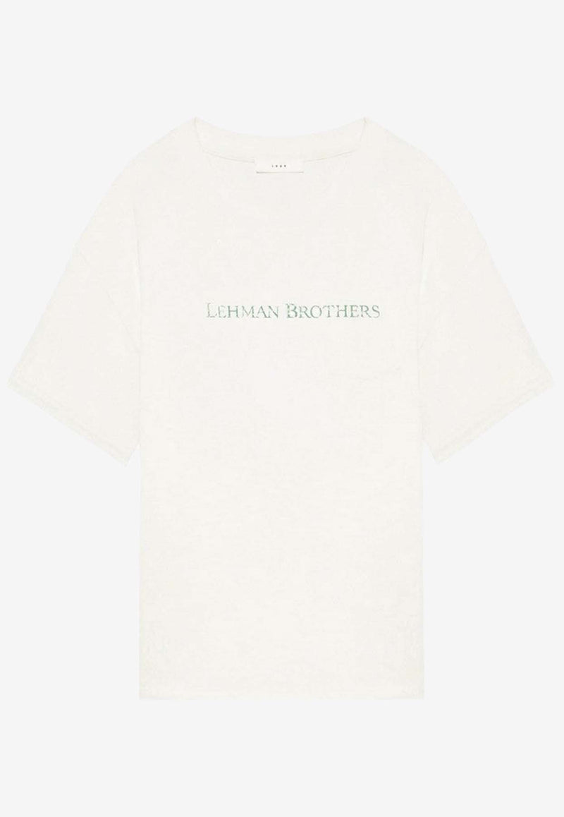 1989 Studio Lehman Brothers Print T-shirt SS24.05CO/O_1989-VW White