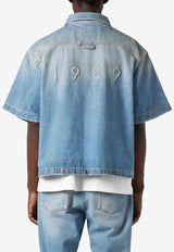 1989 Studio Boxy Short-Sleeved Denim Shirt SS24.26DE/O_1989-WA Blue