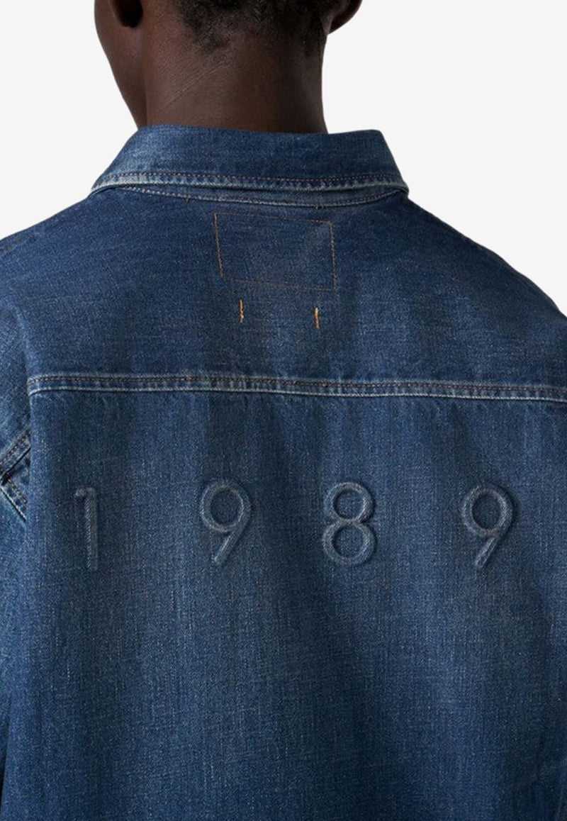 1989 Studio Long-Sleeved Denim Shirt SS24.27DE/O_1989-WA Blue